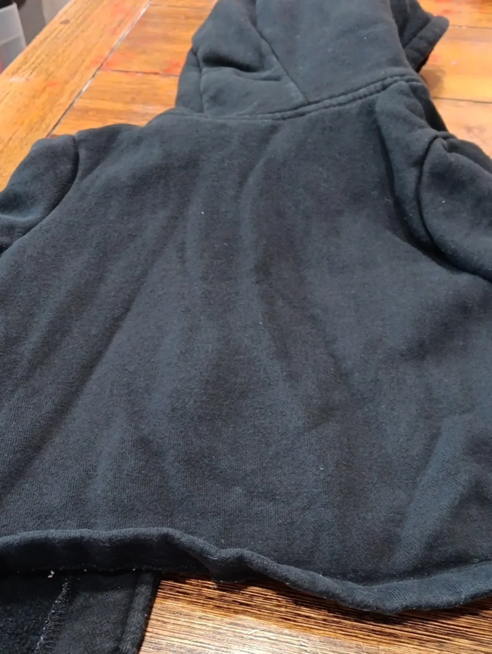 Carter's Black Hooded Cat Pocket Puffer Coat